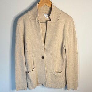 J. Crew Women's Beige Blazer Jacket